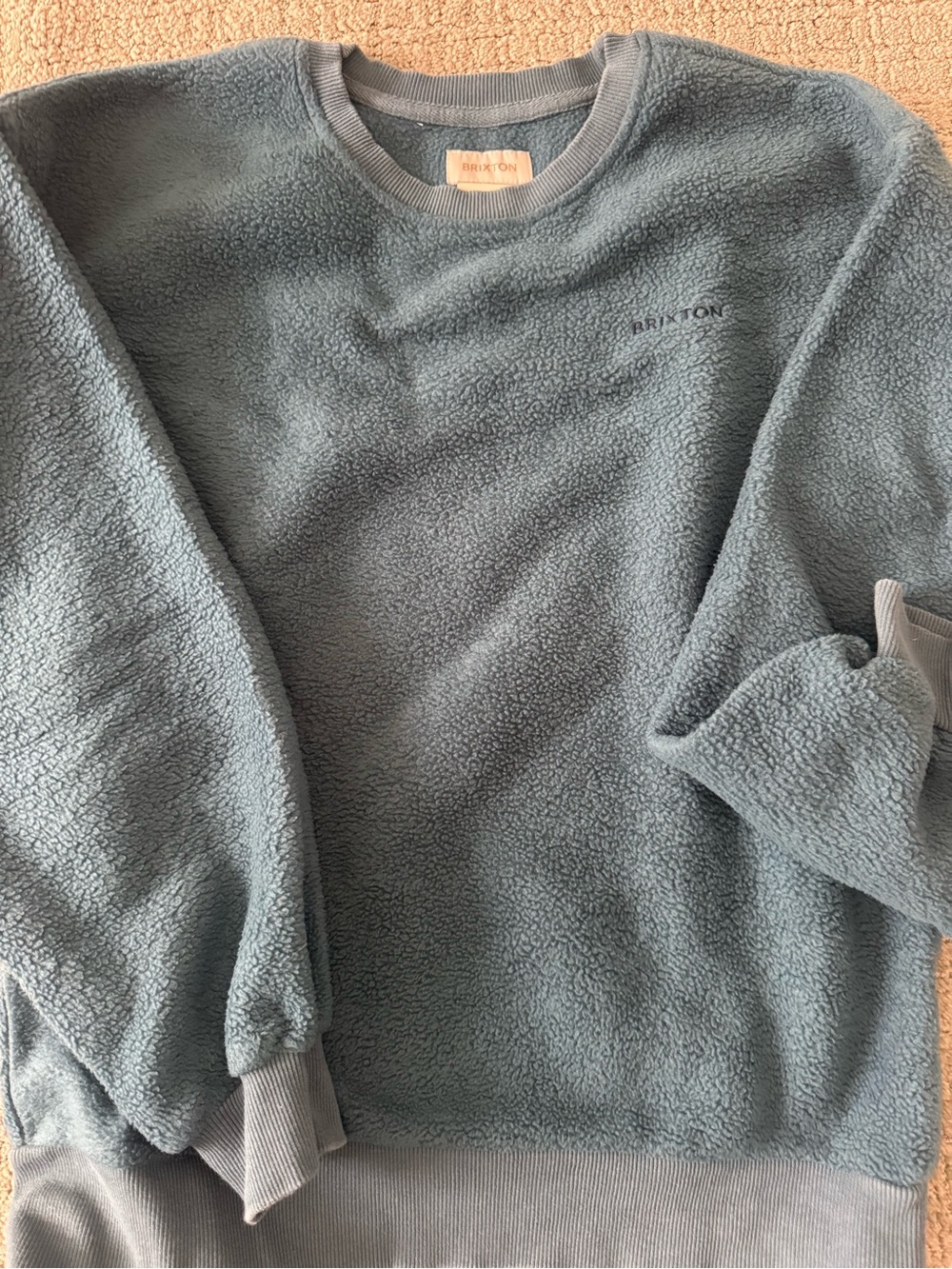 Brixton Women’s Fleece Crewneck Sweater - Slate Blue - M
